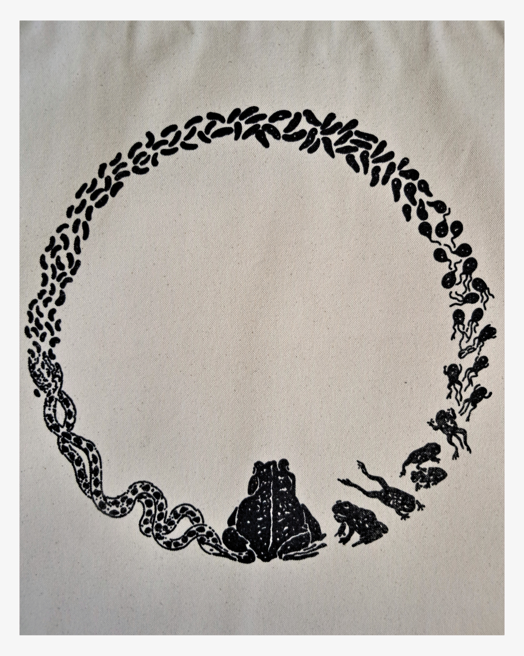 "Toad Lifecycle" Tote Bag